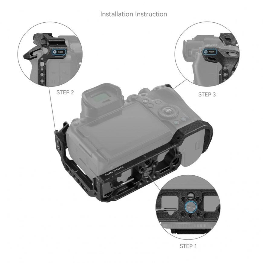 SmallRig "Black Mamba" camera cage 1/4" – 4