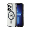 Karl Lagerfeldin silikoninen Karl&Choupette MagSafe -kuori Apple iPhone 17 Pro Maxille mustana Karl Lagerfeldin silikoninen Karl&Choupette MagSafe -kuori Apple iPhone 17 Pro Maxille mustana