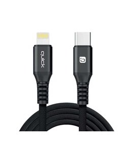Quick QB-111 charging and data cable USB-C to Lightning 1.5 m