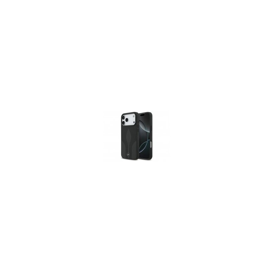 Mercedes ādas vāciņš The Move MagSafe, kas paredzēts Apple iPhone 17 Pro Max melnā krāsā – 2