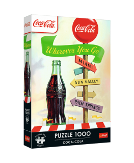 Trefl Pusle 1000 PremPlus CocaCola: Kus igal pool. 12098