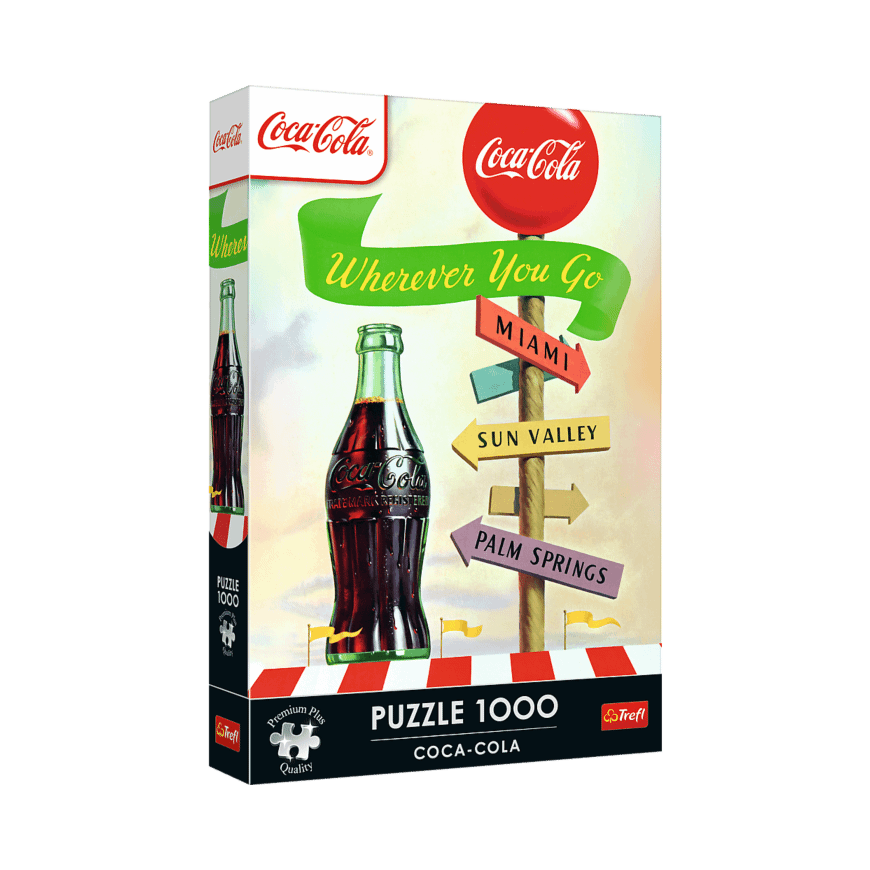 Trefl Puzzle 1000 PremPlus CocaCola: Anywhere. Change. 12098