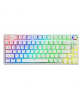 Savio Phenix WHITE GAT YEL PUD клавиатура Игровой USB + Bluetooth QWERTY Международный американский стандарт Белый