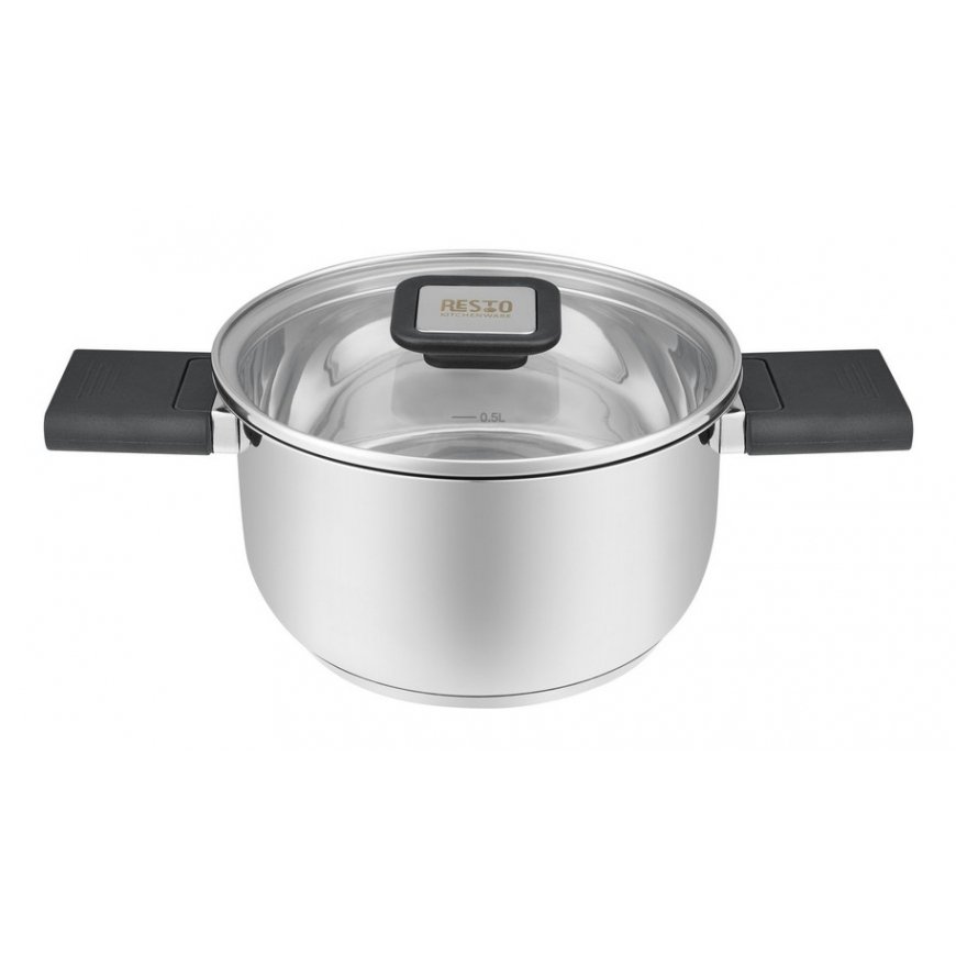 Resto Kitchenware Anser 1,6 L Turas Juoda, Nerūdijančiojo plieno