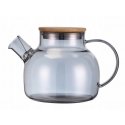 Glass teapot/herbal infuser 1000 ml (grey), 9029, KAMILLE