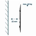 Gembird WM-70F-02 televizoriaus laikiklis 177,8 cm (70") Juoda Gembird WM-70F-02 televizoriaus laikiklis 177,8 cm (70") Juoda