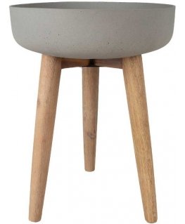 Home4You Ziedu kaste WICKER ar režģiem 83x29xH55/146cm, melna