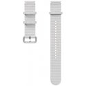 ET-SOL31LSE Samsung Galaxy Watch 4/5/6/7 stilīga sporta aproce 20mm M/L sudraba krāsā