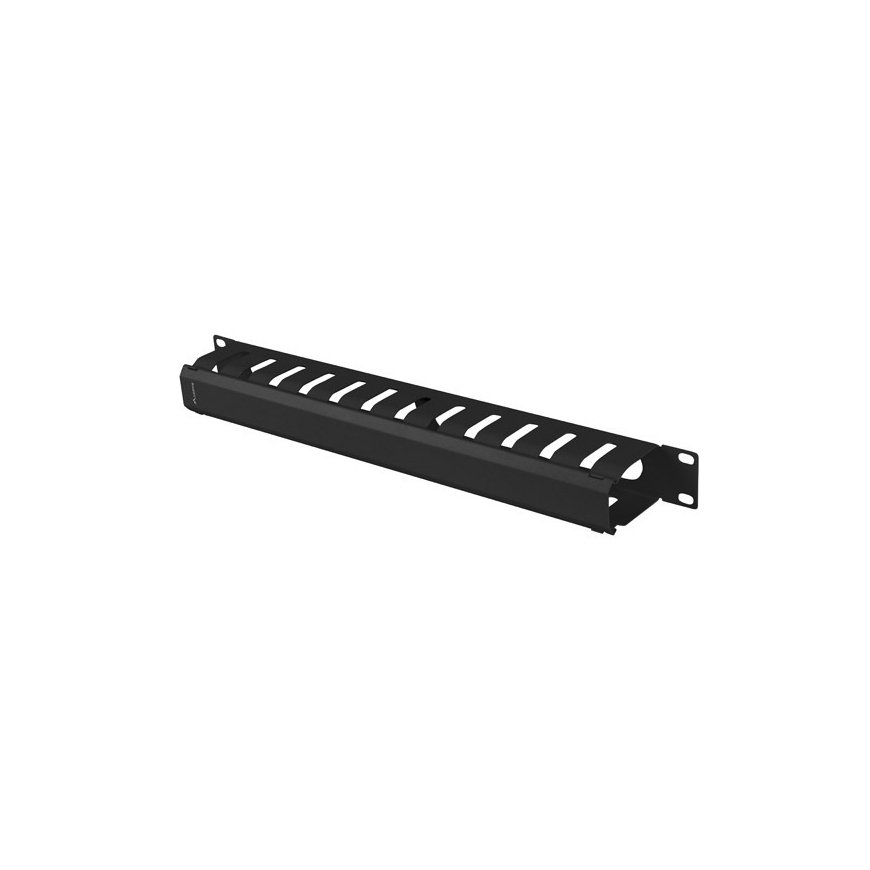 Lanberg AK-1704-B cable organizer Rack Cable rail Black 1 pc(s)