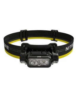 Nitecore NU43 musta, Keltainen Taskulamppu otsanauhalla LED