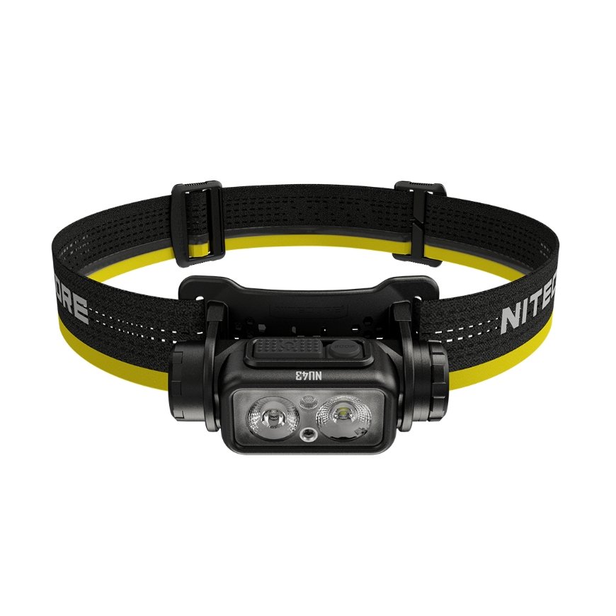 Nitecore NU43 Melns, Dzeltens Pieres lukturis LED