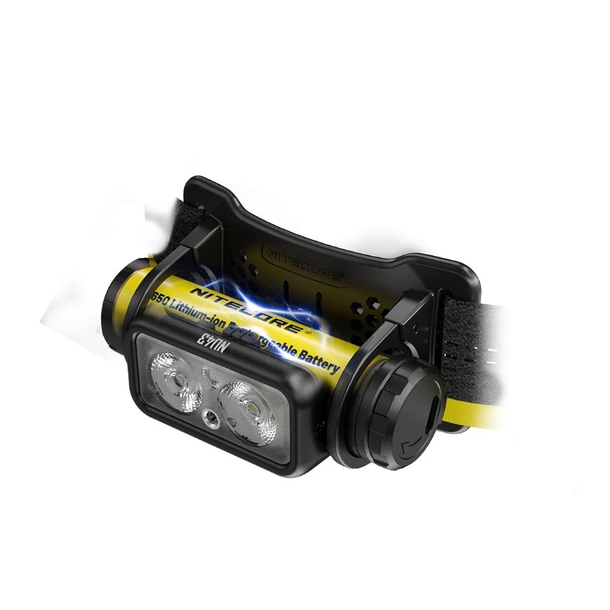 Nitecore NU43 Black, Yellow Headband flashlight LED – 2