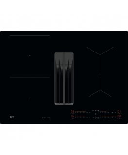 AEG TCH74B01FB Черный Встроенный 68 cm Плита с зонами индукции 4 зона(ы) Встроенный капюшон