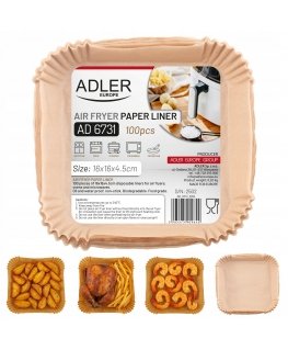 Adler AD 6731 Paper Liners for Air Fryer 16cm 100pcs