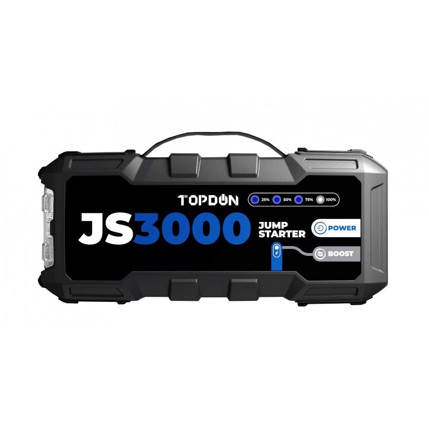 TOPDON Auton käynnistysakku JumpSurge 3000, 24000 mAh