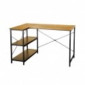 Home4You Rakstāmgalds HEDVIG 120x80xH76cm, ozols/melns Home4You Rakstāmgalds HEDVIG 120x80xH76cm, ozols/melns