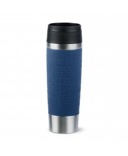 EMSA Travel Mug Classic N2022100 krūze ceļojumiem 500 ml Melns, Zils, Nerūsējošs tērauds Nerūsējošs tērauds