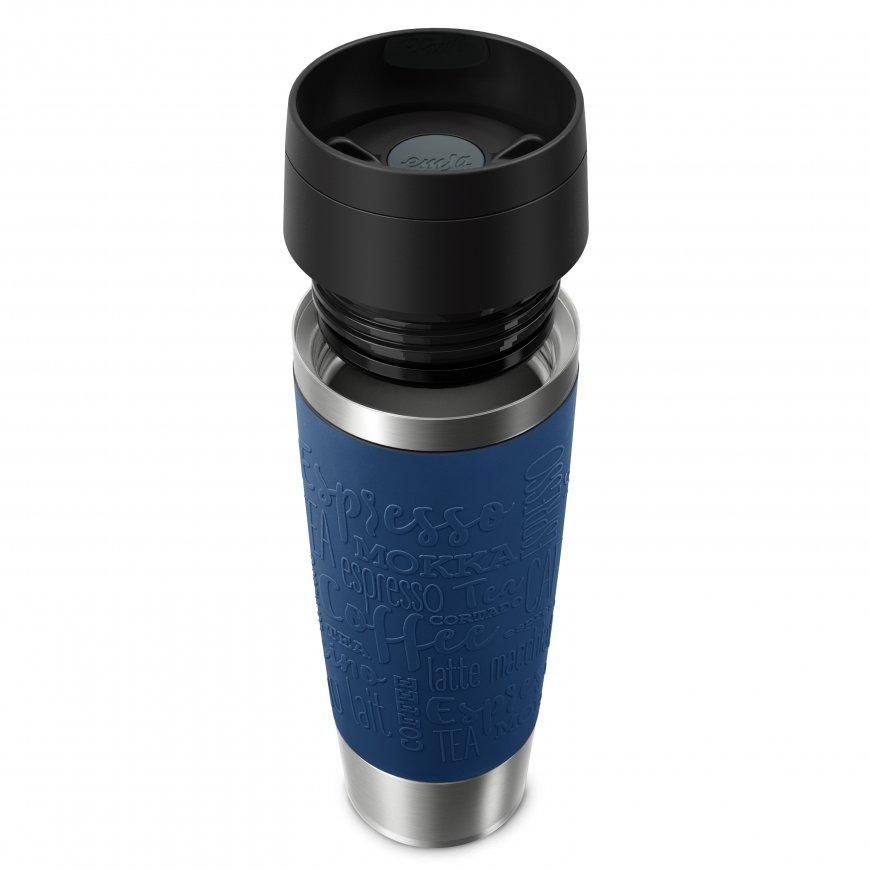 EMSA Travel Mug Classic N2022100 kelioninis puodelis 500 ml Juoda, Mėlyna, Nerūdijančiojo plieno Ner – 2