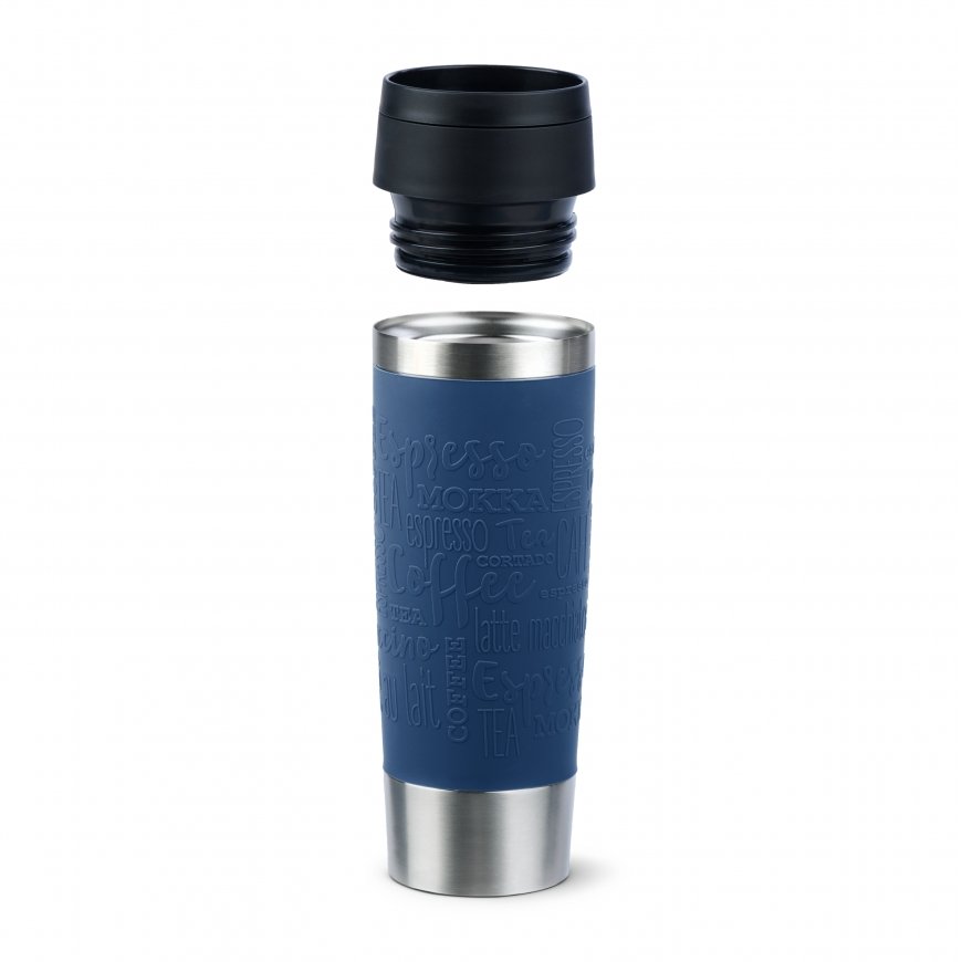 EMSA Travel Mug Classic N2022100 kelioninis puodelis 500 ml Juoda, Mėlyna, Nerūdijančiojo plieno Ner – 3
