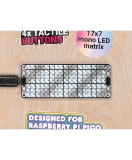Pimoroni Pico Scroll Pack, LED-matriks 17x7