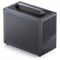 Jonsplus Z20 Mesh PC-kotelo, Mini Tower, Micro-ATX, kantokahvalla - musta väri