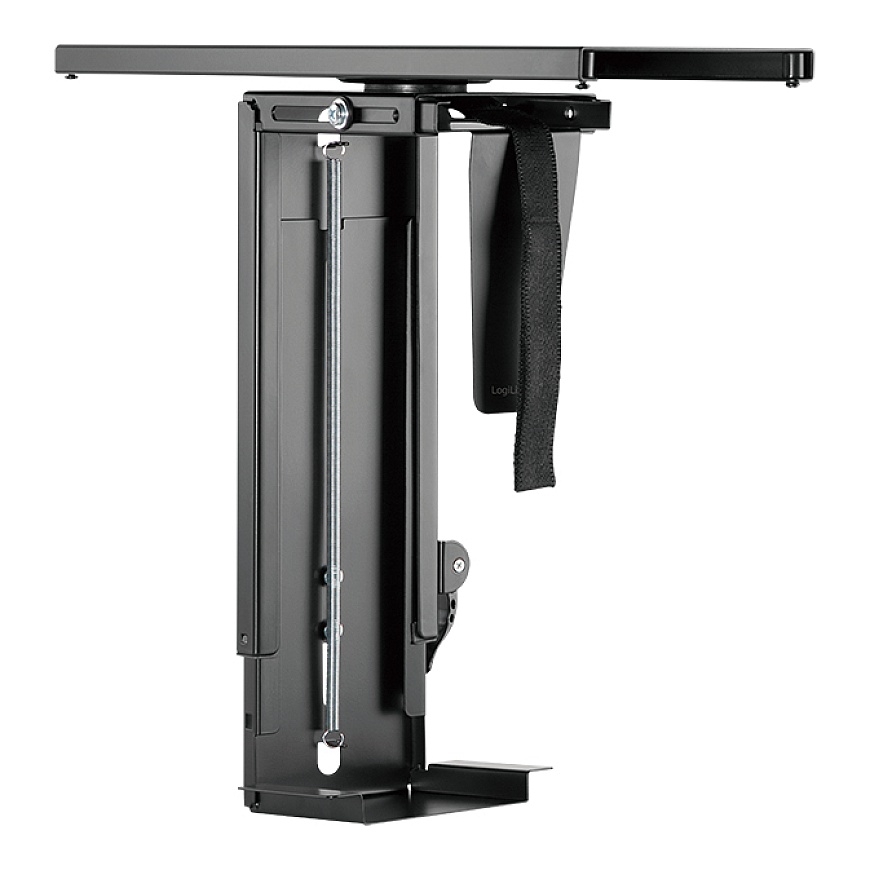 LogiLink EO0031 CPU holder Desk-mounted CPU holder Black