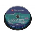 Verbatim DVD-RW Matt Silver 4x 4,7 GB 10 tk Verbatim DVD-RW Matt Silver 4x 4,7 GB 10 tk