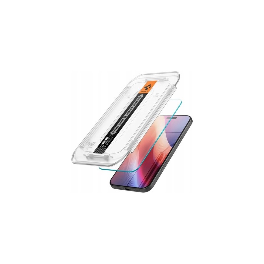 Epico ImpactBuffer Glass 3D DF pro iPhone 17 Pro Max Ultra-platlejo apvalks ar vienas soļa putekļu aplikatoru