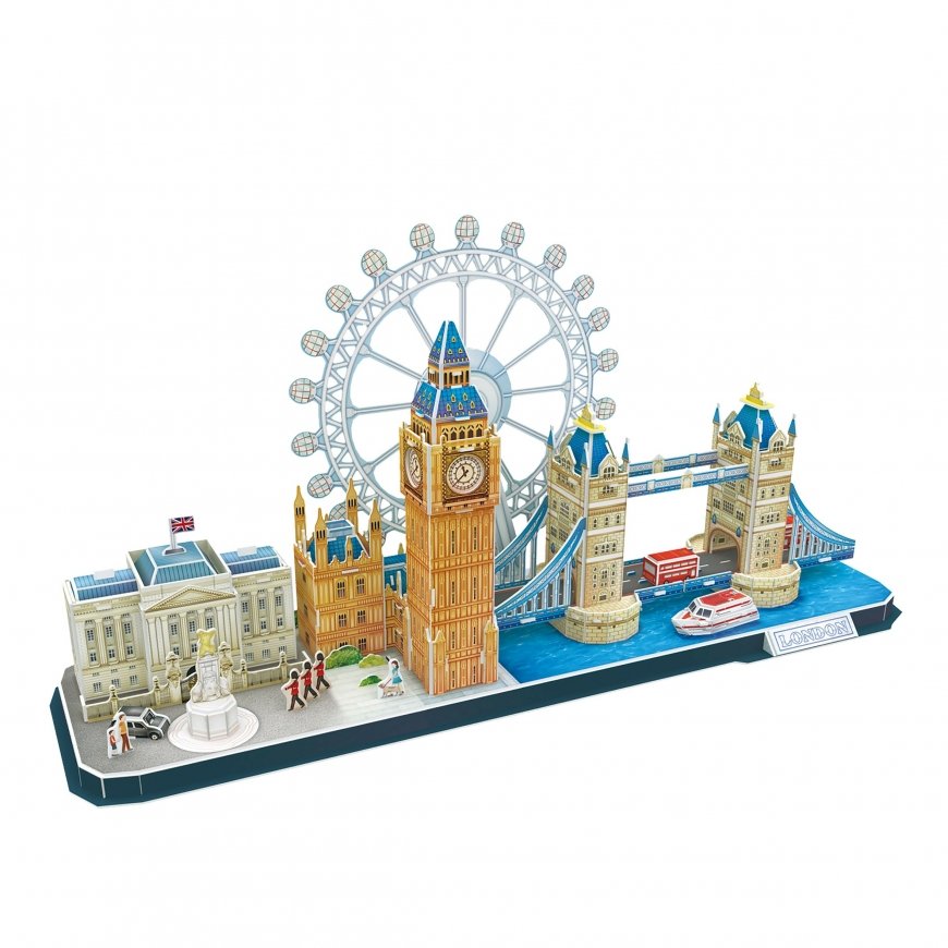 CubicFun MC253h 3D puzle 107 pcs Ēkas – 2