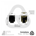 Thermal Grizzly DeltaMate Rotary - 90 astetta, musta