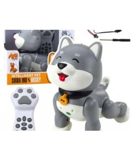 Lean Toys Interactive Husky Robot with Remote Control