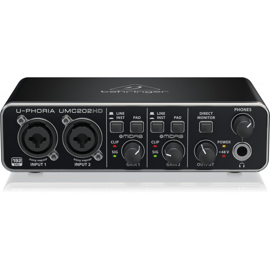 Behringer UMC202HD garso įrašymo sąsaja – 2