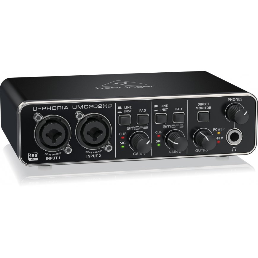 Behringer UMC202HD garso įrašymo sąsaja – 3
