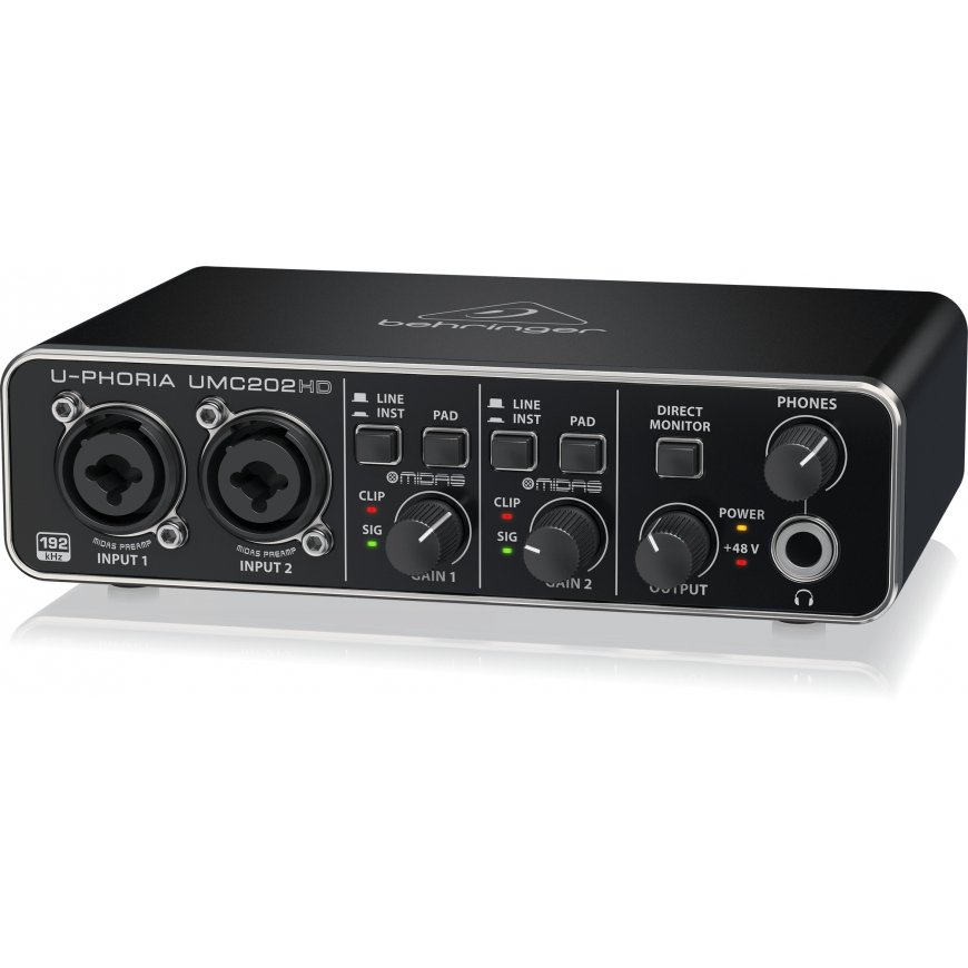Behringer UMC202HD ierakstu audio saskarne – 4