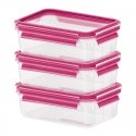 EMSA 515582 food storage container Rectangular Box 0.55 L Pink, Transparent 3 pc(s) EMSA 515582 food storage container Rectangular Box 0.55 L Pink, Transparent 3 pc(s)