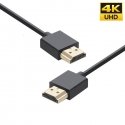 RoGer SLHD3 4K@30Hz HDMI 2.0 Plonas Kabelis / 18Gbps / HDR / 3m
