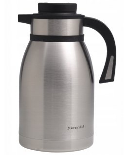 Ruostumattomasta teräksestä valmistettu termos 2,0 L, hopea, 2222, KAMILLE