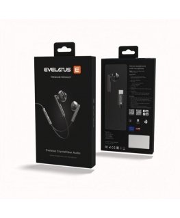 Crystal Clear Audio headphones with Type-C with microphone CCA-TC-BL Black