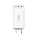 Savio LA-07 adowarka Sieciowa GaN 65W Biaa Kuulokkeet, Kuulokkeet, Tabletti, Puhelin, Kello Valkoine Savio LA-07 adowarka Sieciowa GaN 65W Biaa Kuulokkeet, Kuulokkeet, Tabletti, Puhelin, Kello Valkoine