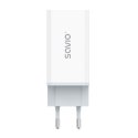 Savio LA-07 adowarka Sieciowa GaN 65W Biaa Headphones, Headset, Tablet, Telephone, Watch White AC Ou Savio LA-07 adowarka Sieciowa GaN 65W Biaa Headphones, Headset, Tablet, Telephone, Watch White AC Ou
