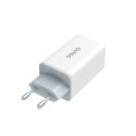 Savio LA-07 adowarka Sieciowa GaN 65W Biaa Kõrvaklapid, Kõrvaklapp, Tahvel, Telefon, Käekell Valge V Savio LA-07 adowarka Sieciowa GaN 65W Biaa Kõrvaklapid, Kõrvaklapp, Tahvel, Telefon, Käekell Valge V
