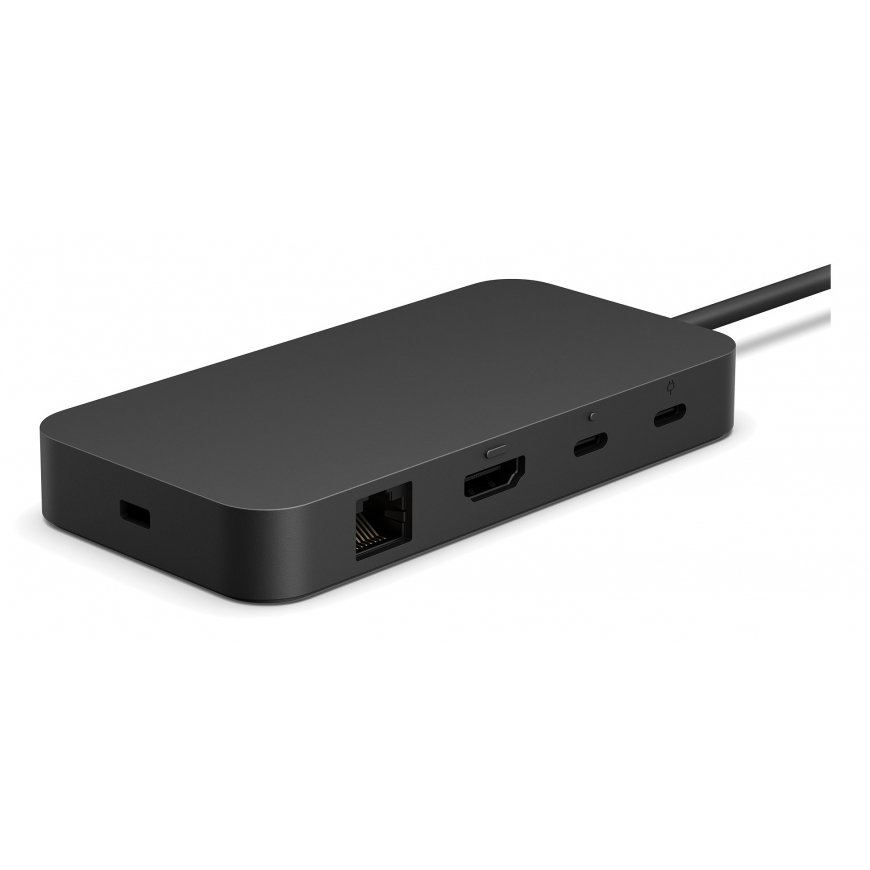 Microsoft Surface USB4 Dock Langallinen musta