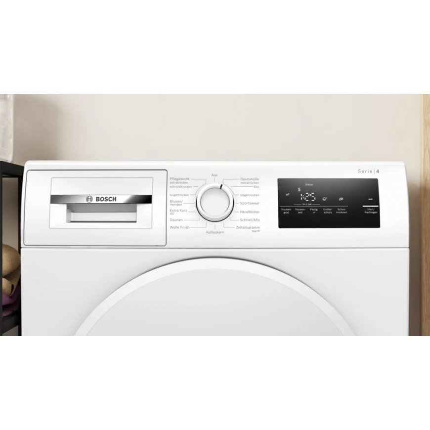 Bosch WTH83004 trummelkuivati Eraldiseisev Eest täidetav 8 kg Valge – 2
