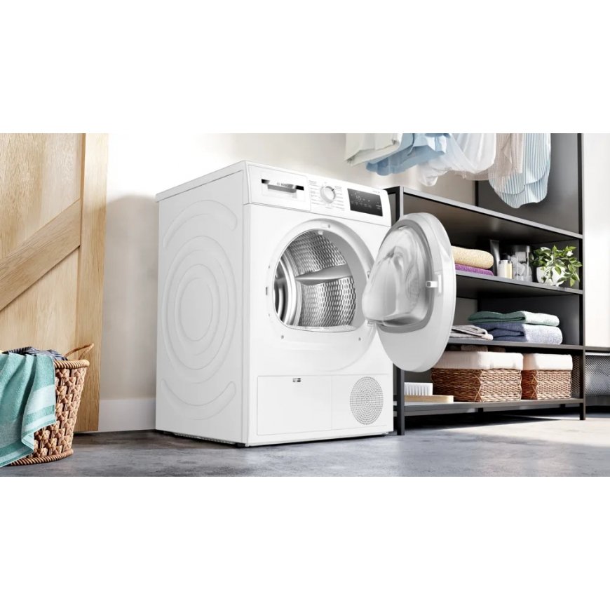 Bosch WTH83004 būgninis džiovintuvas Pastatomi Pakraunama per priekį 8 kg Balta – 3
