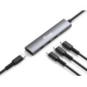 Equip 128963 хаб-разветвитель USB 3.2 Gen 1 (3.1 Gen 1) Type-C 5000 Мбит/с Черный, Серебристый Equip 128963 хаб-разветвитель USB 3.2 Gen 1 (3.1 Gen 1) Type-C 5000 Мбит/с Черный, Серебристый