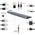 Gembird A-CM-COMBO9-01 laptop dock/port replicator USB 3.2 Gen 1 (3.1 Gen 1) Type-C Grey Gembird A-CM-COMBO9-01 laptop dock/port replicator USB 3.2 Gen 1 (3.1 Gen 1) Type-C Grey