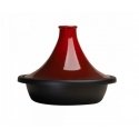 Le Creuset 25138310600422 keedupott Must, Punane