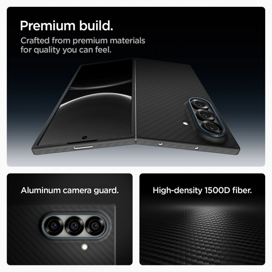 Spigen Air Skin Aramid mobiliojo telefono dėklas 20,3 cm (8") Juoda – 4