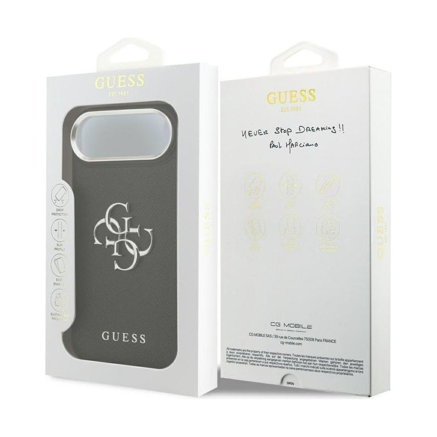 Juhtum Guess Grained Big 4G Classic Logo iPhone 17 Air must