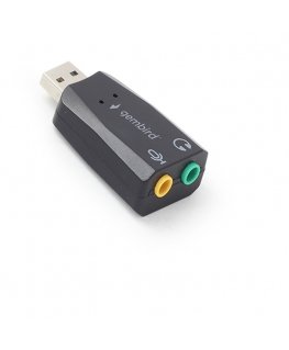 Gembird SC-USB2.0-01 kaabli soomuutja 2 x 3.5mm Must